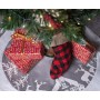 Oem - Covor rotund pentru bradul de Craciun, model ren, diametru 90 cm, - Alte accesorii Craciun - GD340