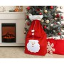 GoDan - Sac cadouri Mos Craciun, rosu 70 x 100 cm pentru cadouri multe - Alte accesorii Craciun - GD400