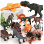 Oem - Set 44 figurine dinozaur pentru copii cu cutie de depozitare - Jucării interior - TZ706