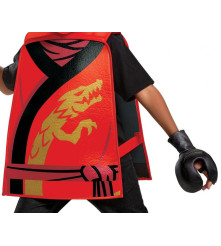 Lego - Costum carnaval Kai Legacy Basic pentru copii, marime universala Lego Ninjago - Copii - GD436