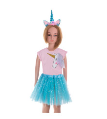 Oem - Set fusta si bentita Unicorn pentru copii, 3-6 ani - Copii - IK017