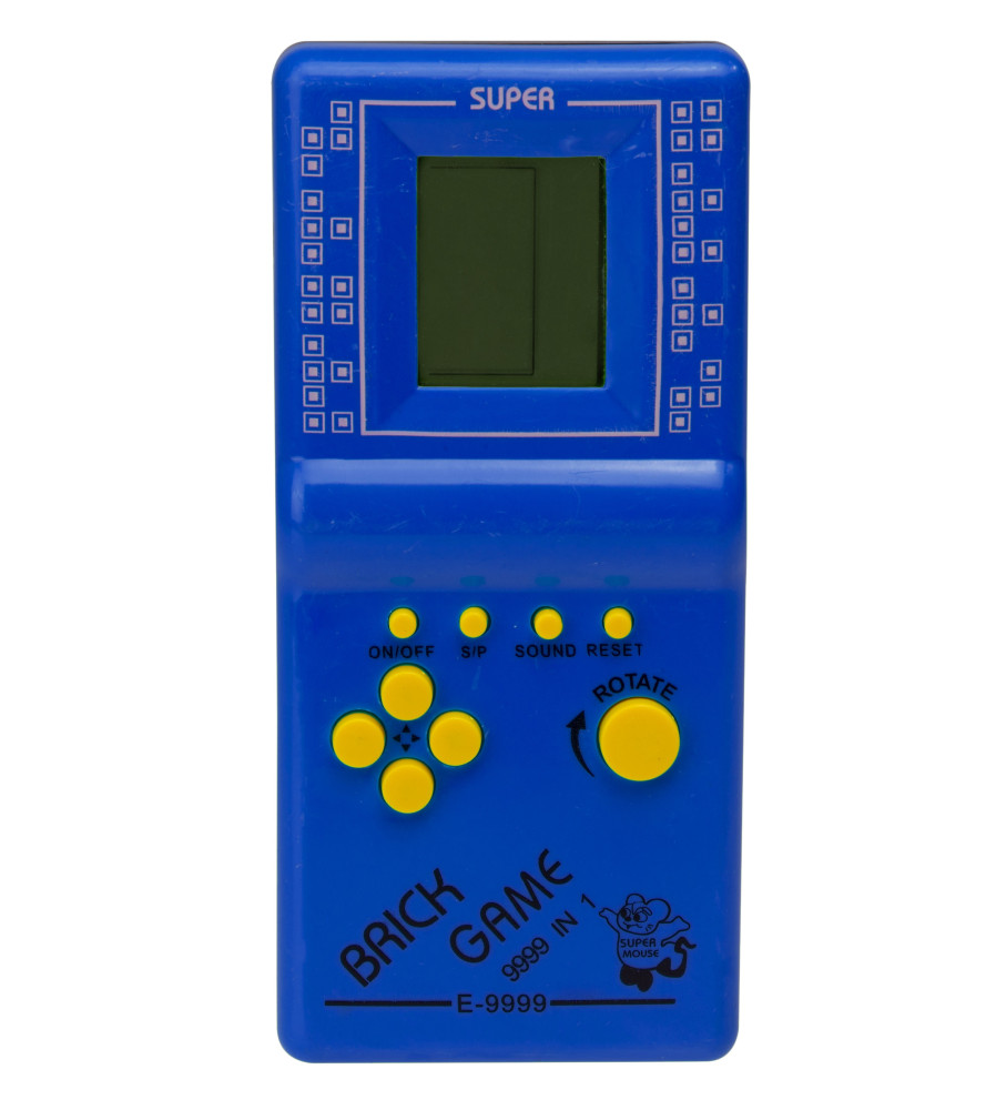 Oem - Consola joc clasic Tetris 9999 in 1, Brick Game, albastru - Jucării educative - IK012