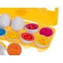 Oem - Set 12 oua cu cifre, joc montessori de potrivire si asociere - Jucării educative - IK023