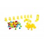 Oem - Set de constructie compusa din surubelnita, burghiu, suruburi colorate, 181 piese - Jucării creative - IK027