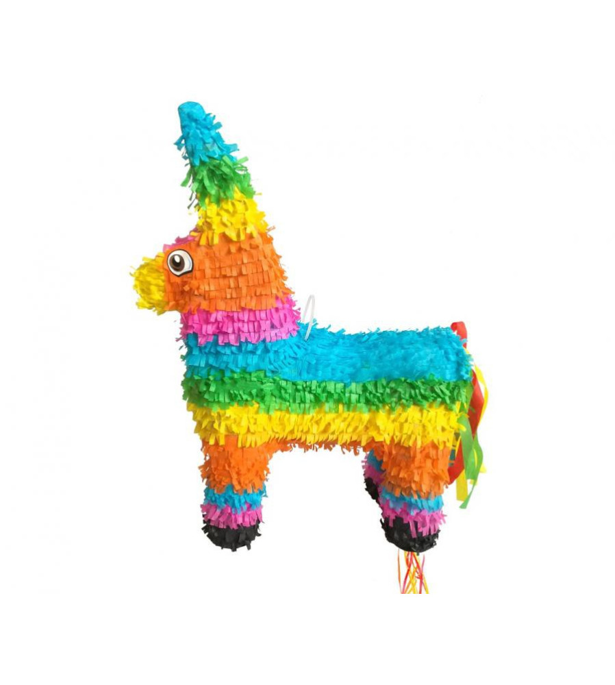 GoDan - Pinata petrecere model calut curcubeu dimensiune 39x13x55 cm - Pinata petreceri - GD468
