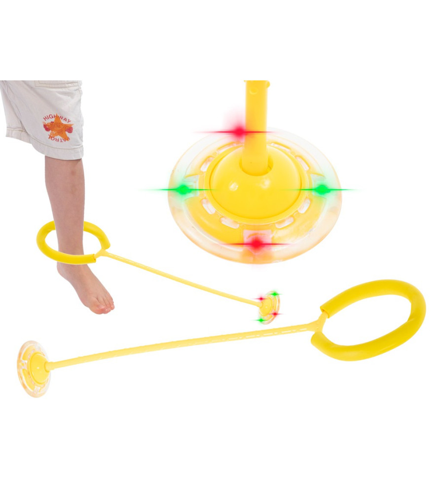 Oem - Coarda moderna cu iluminare LED pentru copii, galben - Jucării exterior - IK057