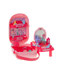 Oem - Set masuta de machiaj pentru fete, tip valiza cu 37 accesorii - Jucării interior - IK049