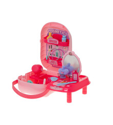 Oem - Set masuta de machiaj pentru fete, tip valiza cu 37 accesorii - Jucării interior - IK049