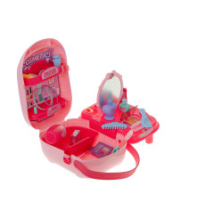 Oem - Set masuta de machiaj pentru fete, tip valiza cu 37 accesorii - Jucării interior - IK049