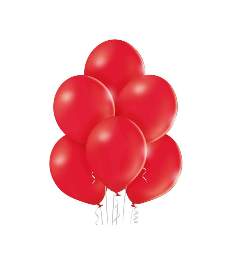 GoDan - Set 100 baloane rosu pastel 30 cm B105 - Baloane petreceri - GD494