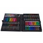 Oem - Set de pictura si desen, 168 bucati, tip valiza de depozitare, negru, 36.3 x 30.5 x 3.8 cm - Rechizite școlare și acces...