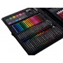 Oem - Set de pictura si desen, 168 bucati, tip valiza de depozitare, negru, 36.3 x 30.5 x 3.8 cm - Rechizite școlare și acces...