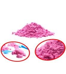 Oem - Nisip kinetic modelabil roz, pachet 1 kg - Jucării creative - IK036