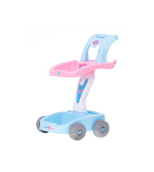 Oem - Set de curatenie pentru copii, robot aspirator cu sunete si lumini, mop, faras, perie, matura, accesorii de curatat - J...