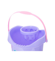 Oem - Set de curatenie pentru copii, robot aspirator cu sunete si lumini, mop, faras, perie, matura, accesorii de curatat - J...