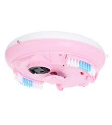 Oem - Set de curatenie pentru copii, robot aspirator cu sunete si lumini, mop, faras, perie, matura, accesorii de curatat - J...
