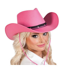 GoDan - Palarie cowboy roz - Adulti - GD594