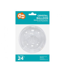 GoDan - Balon BOBO transparent Crystal 60 cm - Baloane petrecere - GD612
