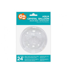 GoDan - Balon BOBO transparent Crystal 60 cm - Baloane petrecere - GD612