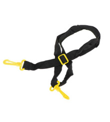 Oem - Pistol cu apa pentru copii cu rezervor 2400 ml si curea detasabila, rosu / galben - Jucării exterior - IK104