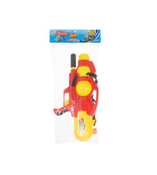 Oem - Pistol cu apa pentru copii cu rezervor 2400 ml si curea detasabila, rosu / galben - Jucării exterior - IK104