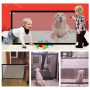 Oem - Poarta de siguranta pentru catei, plasa neagra, 180 cm x 75 cm - Alte accesorii pentru casă - TZ714