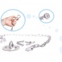 Oem - Kit accesorii pentru montare leagan sau hamac cu fixare in tavan - Hamacuri și Leagăne  - IK110