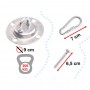 Oem - Kit accesorii pentru montare leagan sau hamac cu fixare in tavan - Hamacuri și Leagăne  - IK110