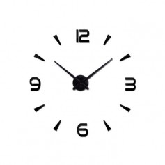 Oem - Ceas de perete decorativ modern, fara rama 80 - 120 cm negru - Alte accesorii pentru casă - IK112