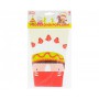 GoDan - Set 4 bucati cutie popcorn pentru indian party - Farfurii petrecere - GD632