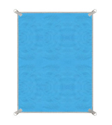 Oem - Patura plaja sau camping anti-nisip din poliester, albastru 200 cm x 200 cm - Accesorii grădină - IK132