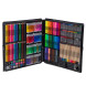 Oem - Set 258 de elemente pentru desenat si pictat cu geanta rigida de depozitare , multicolor - Rechizite școlare și accesor...