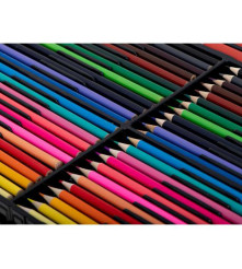 Oem - Set 258 de elemente pentru desenat si pictat cu geanta rigida de depozitare , multicolor - Rechizite școlare și accesor...
