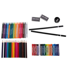 Oem - Set 123 de culori magice pentru pictura cu valiza din lemn - Rechizite școlare și accesorii - IK139