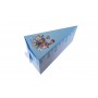 Oem - Cutie in forma de felie tort din carton de 160 gr cu Patrula Catelusilor albastru 12 x 7 x 5 cm - Alte accesorii petrec...