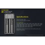 NITECORE - Incarcator Nitecore UI2 USB 14500, 18650, 18350, 20700, 21700, RCR123 - Home - MF026