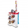 Oem - Set 47 de accesorii supermarket pentru copii cu casa de marcat si carucior, rosu - Jucării interior - IK151