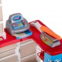 Oem - Set 47 de accesorii supermarket pentru copii cu casa de marcat si carucior, rosu - Jucării interior - IK151