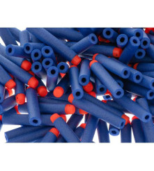 Oem - Set 200 gloante, munitie de burete pentru pistoale Nerf lungime 7.2 cm - Jucării exterior - IK159