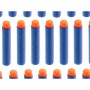 Oem - Set 200 gloante, munitie de burete pentru pistoale Nerf lungime 7.2 cm - Jucării exterior - IK159