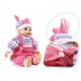 Oem - Papusa bebelus cu sunete, Maja 40 cm, roz - Jucării interior - IK167