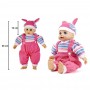 Oem - Papusa bebelus cu sunete, Maja 40 cm, roz - Jucării interior - IK167