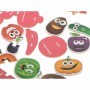 Oem - Set 25 puzzle-uri din 2 piese, fructe si legume, in cutie metalica, 50 de piese - Jucării educative - IK170