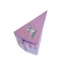 Oem - Cutie in forma de felie tort din carton de 160 gr model Unicorn 12 x 7 x 5 cm - Alte accesorii petrecere - FT011