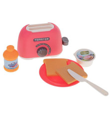 Oem - Set de joaca mic dejun complet cu prajitor de paine, mixer, cuptor cu microunde si alte accesorii pentru copii - Jucări...