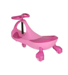 Oem - Masinuta fara pedale cu lumini Swing Car, Roz - Jucării interior - IK209