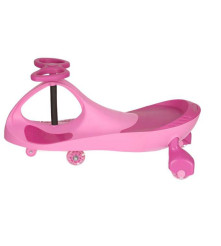 Oem - Masinuta fara pedale cu lumini Swing Car, Roz - Jucării interior - IK209
