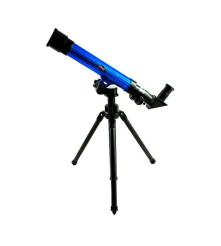 Oem - Telescop educational cu trepied 20 x 30 x 40 zoom, albastru - Jucării educative - IK176