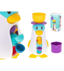 Oem - Jucarie de baie pentru copii model pinguin din plastic, multicolor, 11 cm x 11 cm x 27 cm - Jucării interior - IK188