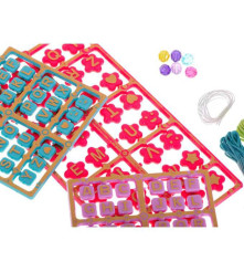 Oem - Set 630 de margele pentru realizarea de bijuterii, bratari si pandantive, multicolor - Bijuterii si accesorii copii - I...